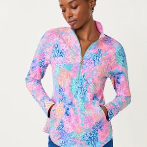 NWT Lilly Pulitzer Skipper Popover Splendor In The Sand Women's XL